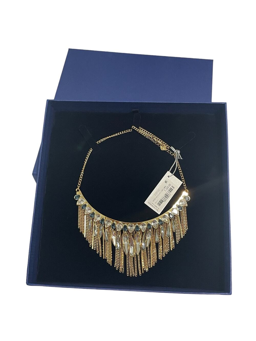 Swarovski Gipsy Necklace color gold multicolor new with box